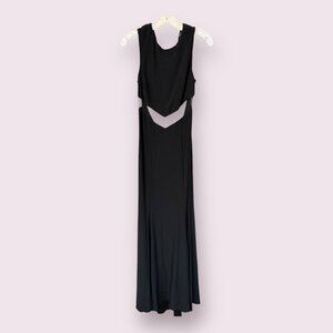 🖤 BETSY & ADAM Black Cutout Maxi Dress | Size 8/US 8 | Evening Gown 🖤
